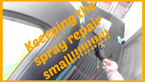 HOW TO KEEP A SPRAY REPAIR SMALL