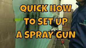 HOW TO SET UP A SPRAY GUN