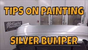 HOW TO PAINT SILVER BUMPERS