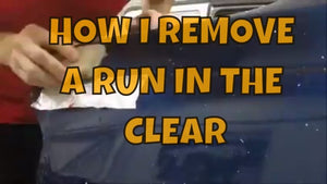 HOW TO REMOVE A RUN