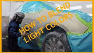 HOW TO BLEND LIGHT COLORS WITH WATER BASED PAINT